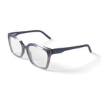 Women's MC014 Nyobi Square Prescription Eyeglasses with Case, Gray Pink