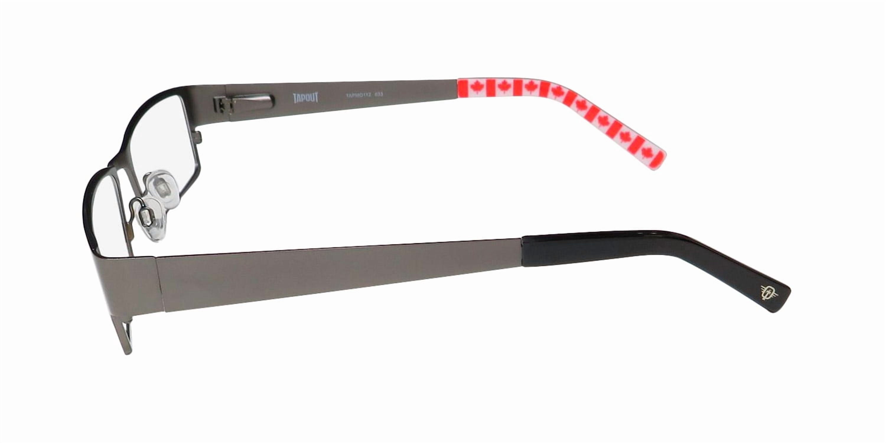 TAPOUT TAPMO112 EYEGLASS FRAME/GLASSES STAINLESS STEEL FULL-RIM GENUINE DESIGNER