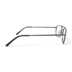 Men's ST169 Rectangular Prescription Eyeglasses with Case, Gunmetal