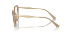 Vogue Women's VO5522 54mm Propionate Eyeglasses, Brown/Nude, with Case & Cleaning Cloth