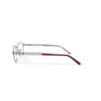 Madison Avenue Women's MAL109 Square Prescription Eyeglasses with Case, Shiny Blush
