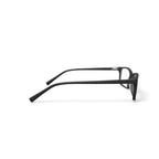 Men's DNA4002 Rectangular Prescription Eyeglasses with Case, Black
