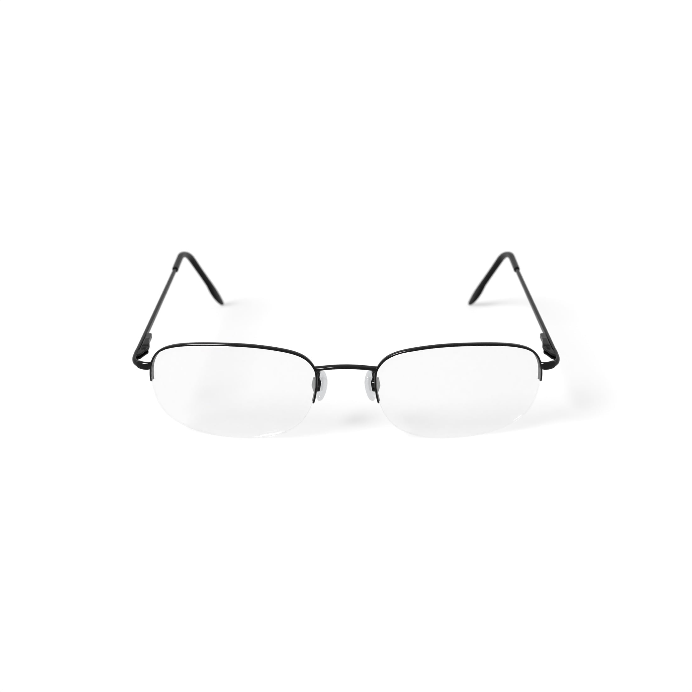 Men's ST228 Rectangular Prescription Eyeglasses with Case, Gray