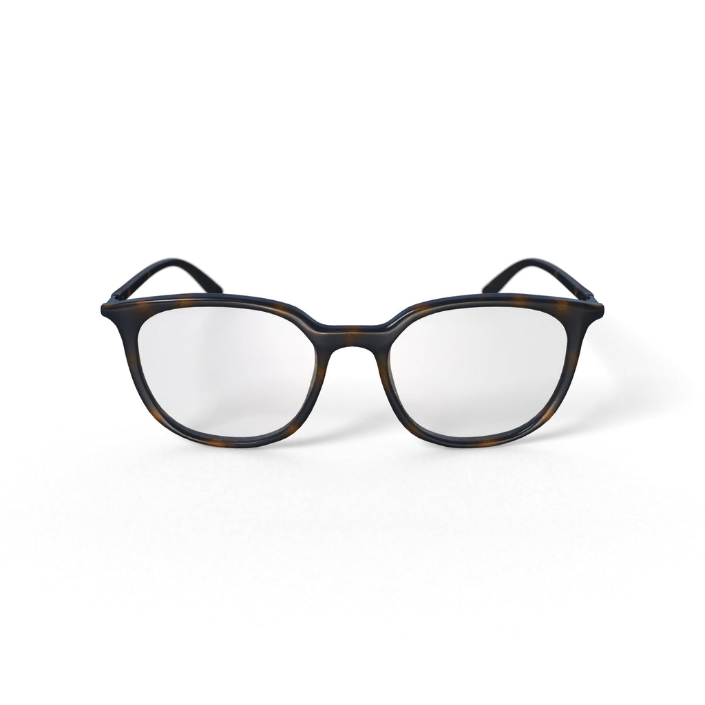  Women's Size 53 Square RB7190 Optics Prescription Eyeglasses with Case, Havana