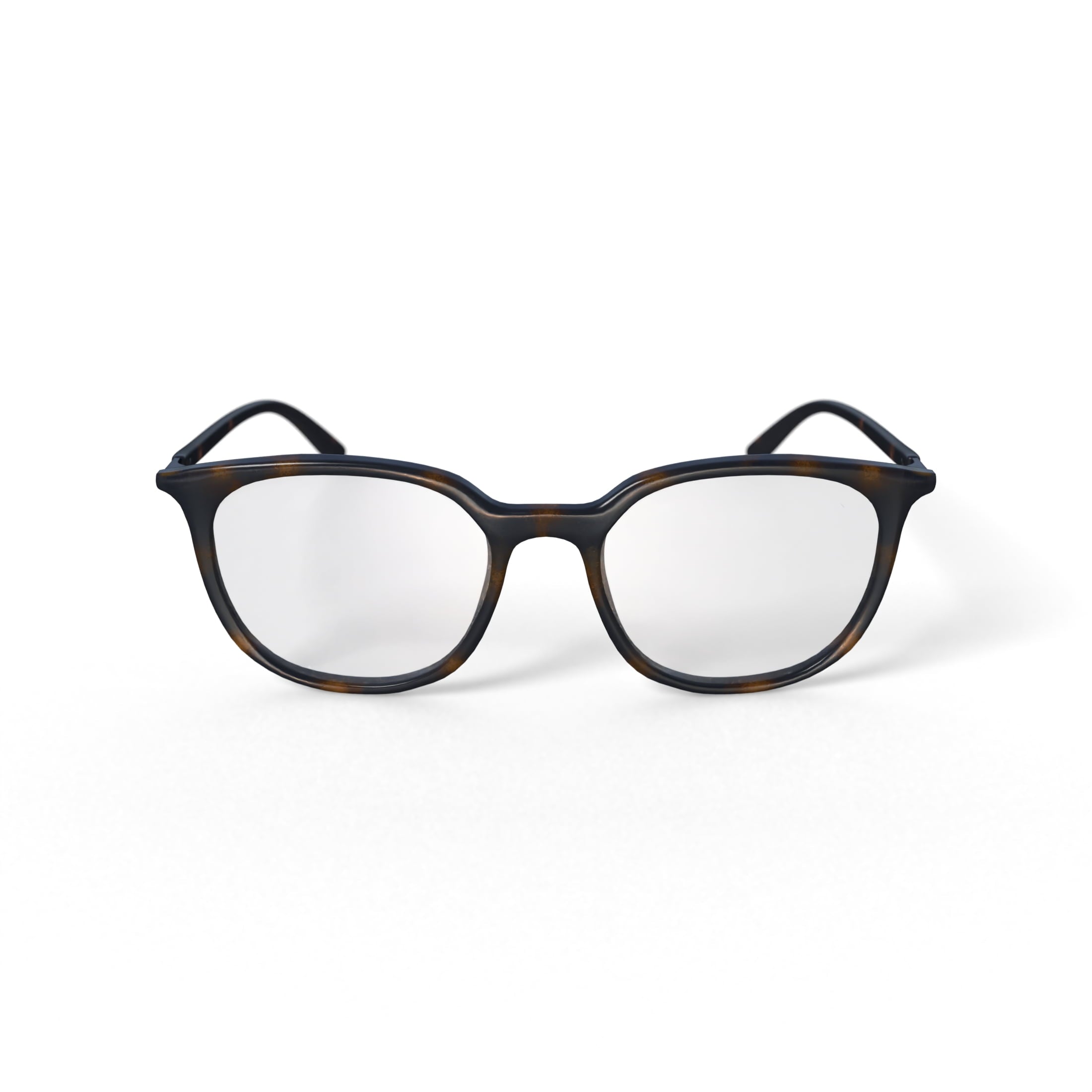  Women's Size 53 Square RB7190 Optics Prescription Eyeglasses with Case, Havana