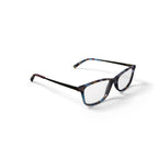 Women's Sweet as Pie Rectangular Prescription Eyeglasses with Case, Blue Tortoise
