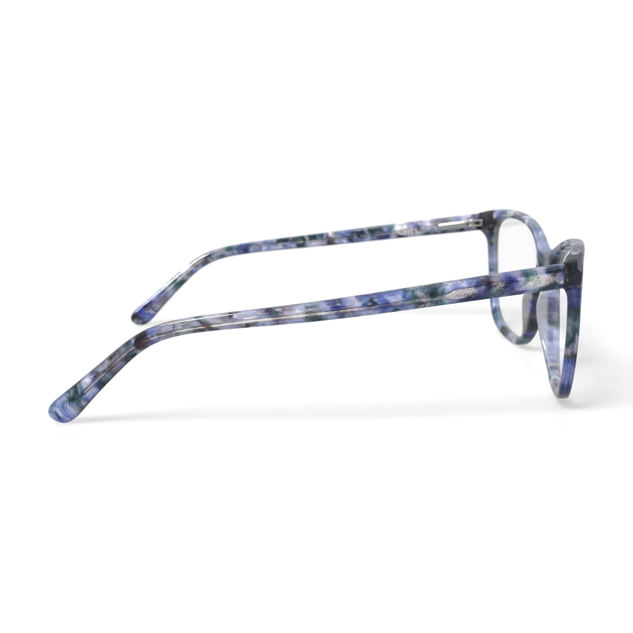 Women's MV024 Cheryl Square Prescription Eyeglasses with Case, White Tortoise