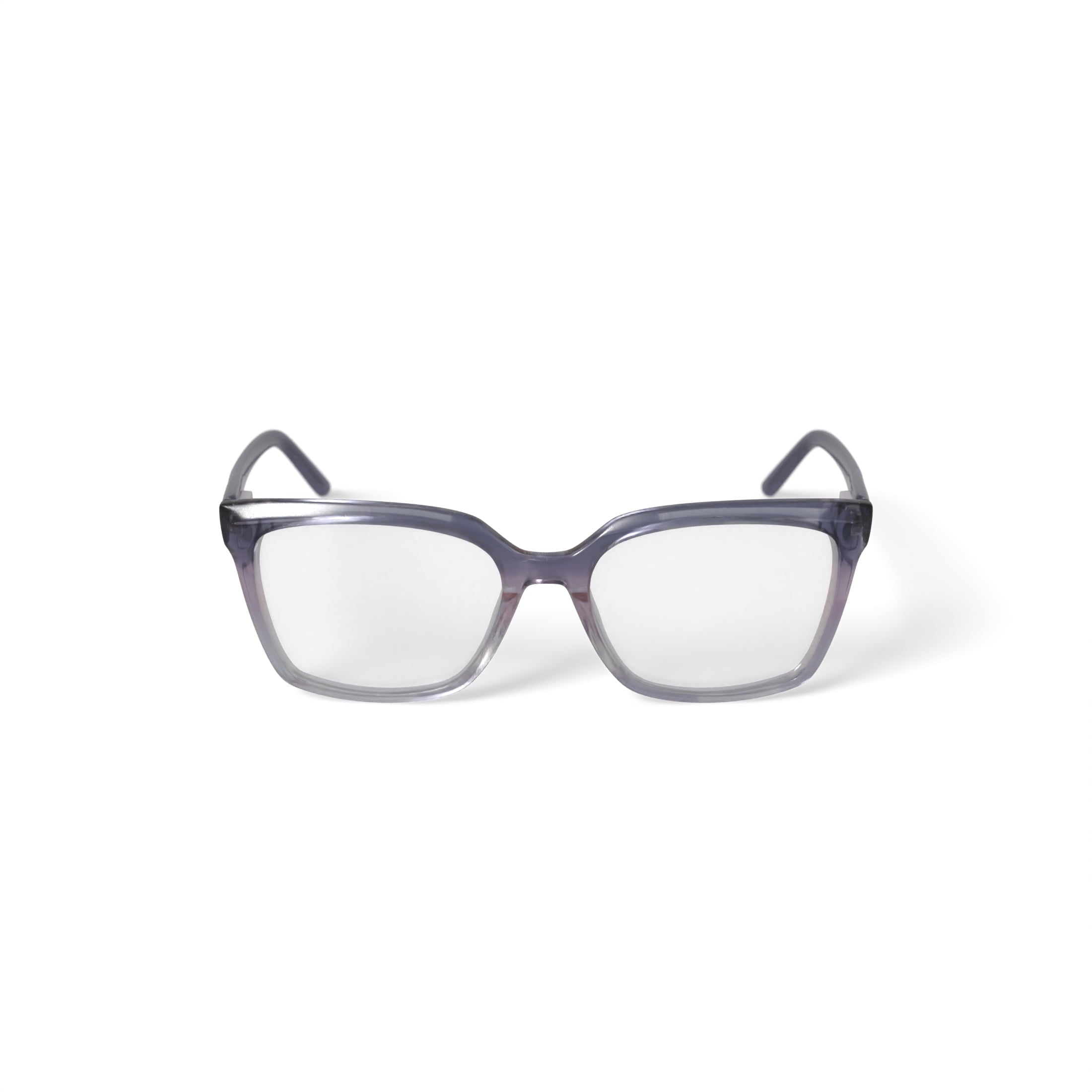 Women's MC014 Nyobi Square Prescription Eyeglasses with Case, Gray Pink