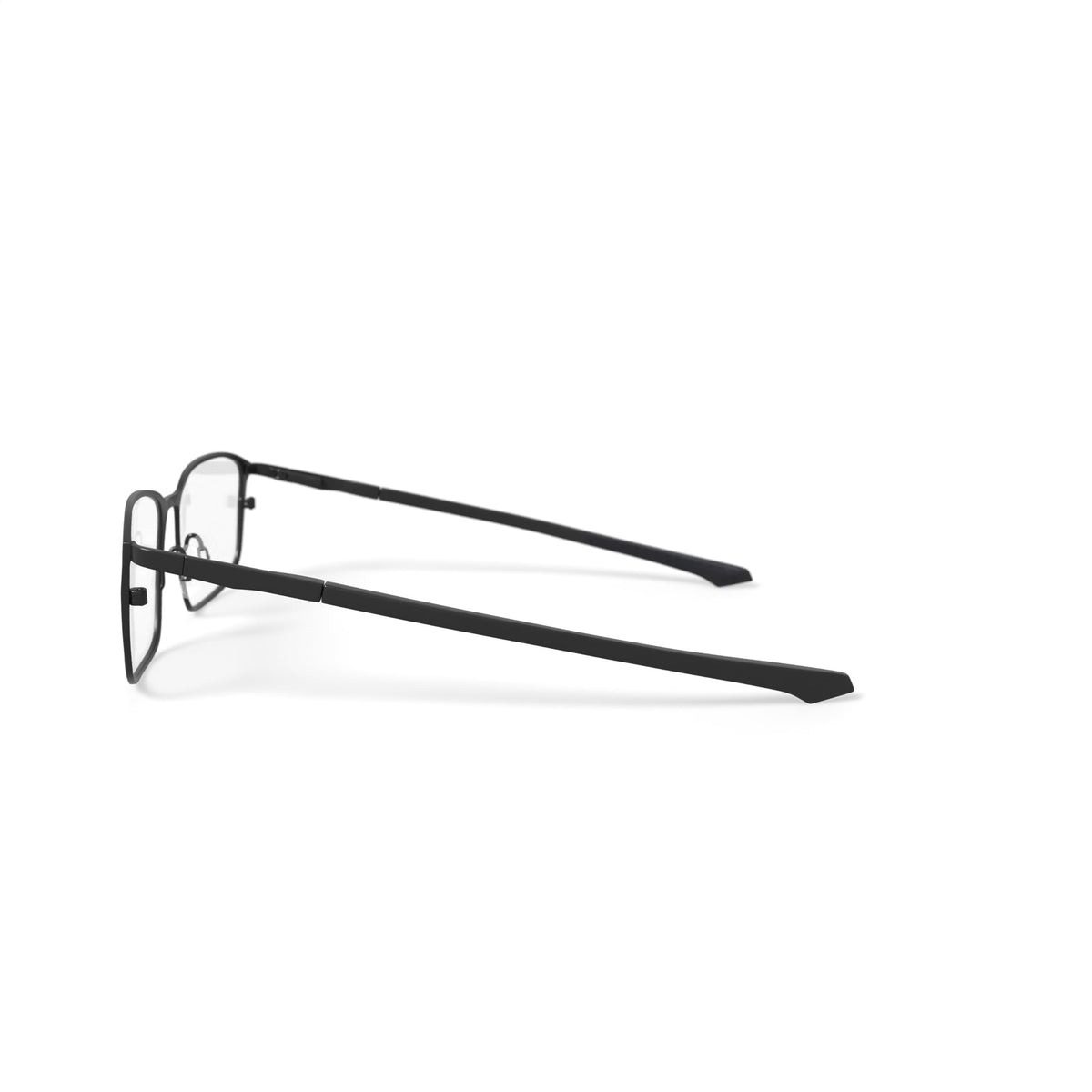 Men's MC001 James Square Prescription Eyeglasses with Case, Matte Black