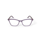 Women's HCV16 Square Prescription Eyeglasses with Case, Crystal Pink