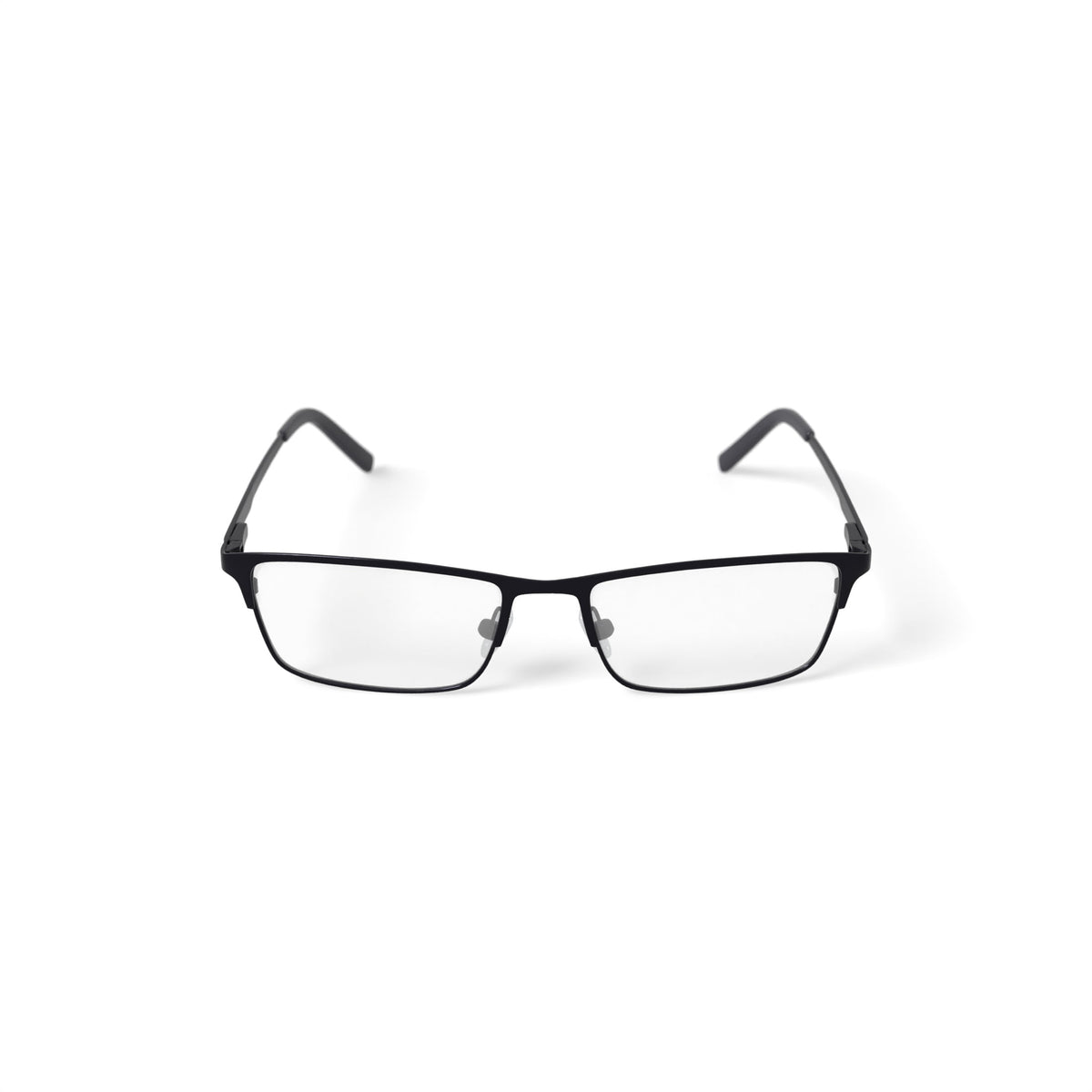 Men's W150 Browline Prescription Eyeglasses with Case, Black