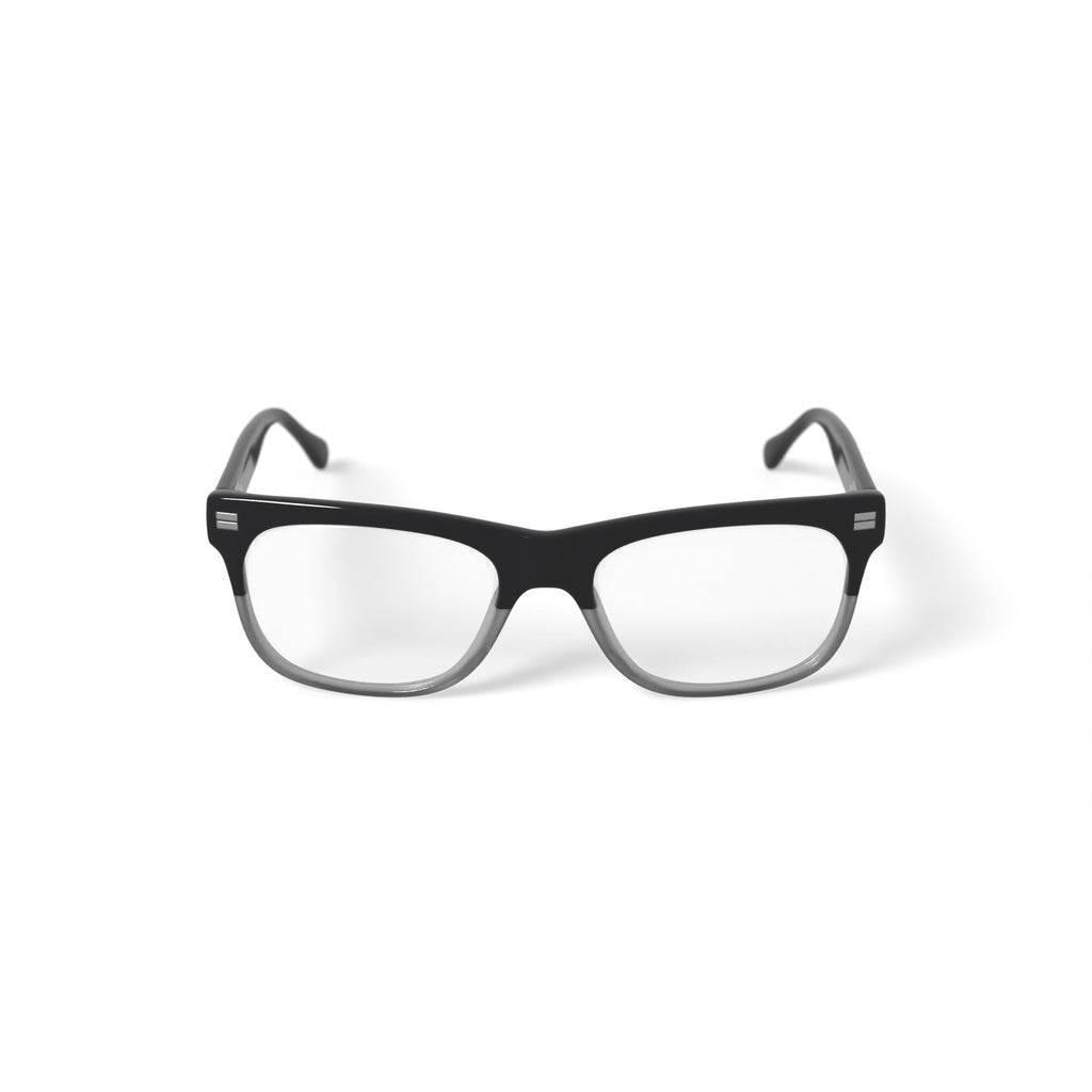 Hurley Men's HMO119 Prescription Eyeglasses with Case, Black/Crystal