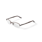 Women's OSL707 Oval Prescription Eyeglasses with Case, Brown