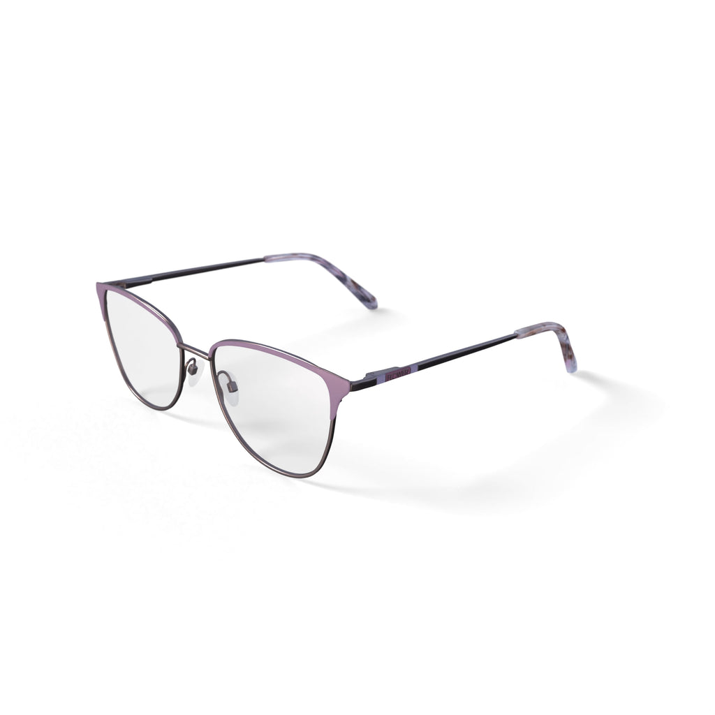 Flower Women's Buttercup Prescription Eyeglasses with Case, Blush