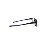 Oakley Unisex Rectangular Chamfer Eyeglasses Satin Black 53mm