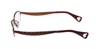 NEW BETSEY JOHNSON BOHO BOA MENS/WOMENS DESIGNER HALF-RIM BRONZE / MULTICOLOR HOT AMERICAN FASHION DESIGNER FRAME DEMO LENSES 50-17-137 EYEGLASSES/GLASSES