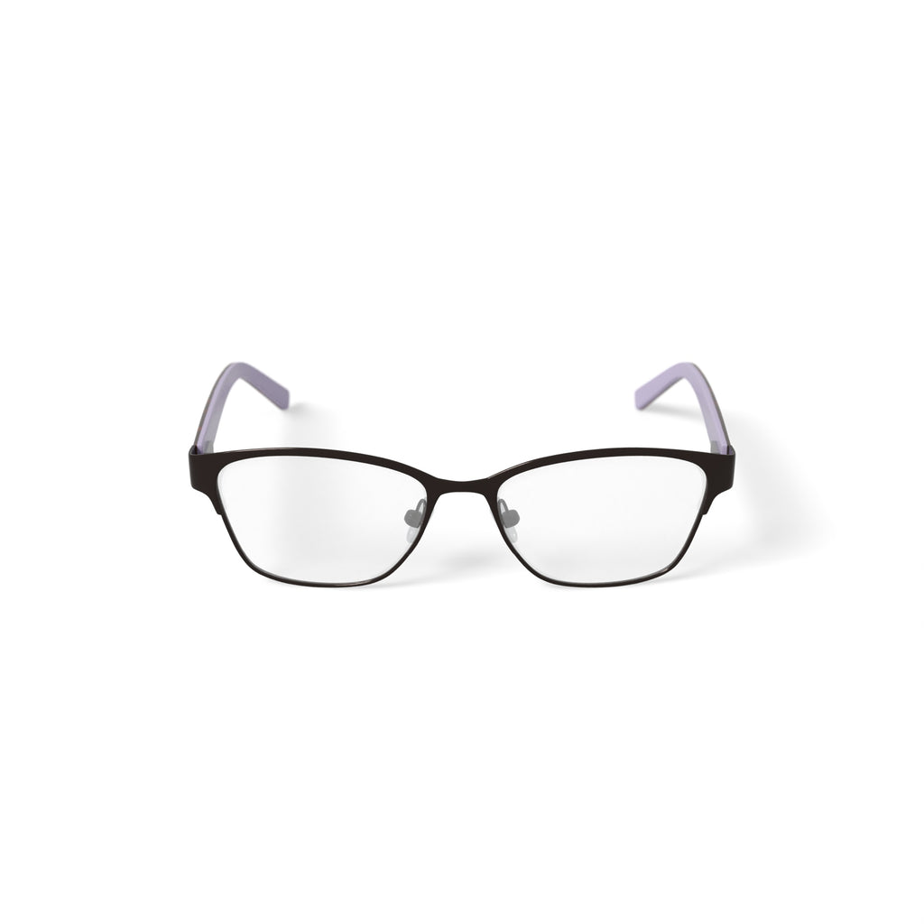 Flower Women's FLR6013 Prescription Eyeglasses with Case, Brown
