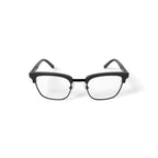 Men's HV712 Browline Prescription Eyeglasses with Case, Brown Tortoise