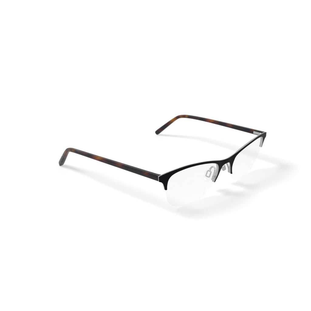Women's DK3000 Prescription Eyeglasses with Case, Brown