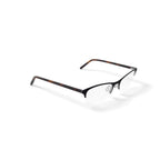 Women's DK3000 Prescription Eyeglasses with Case, Brown