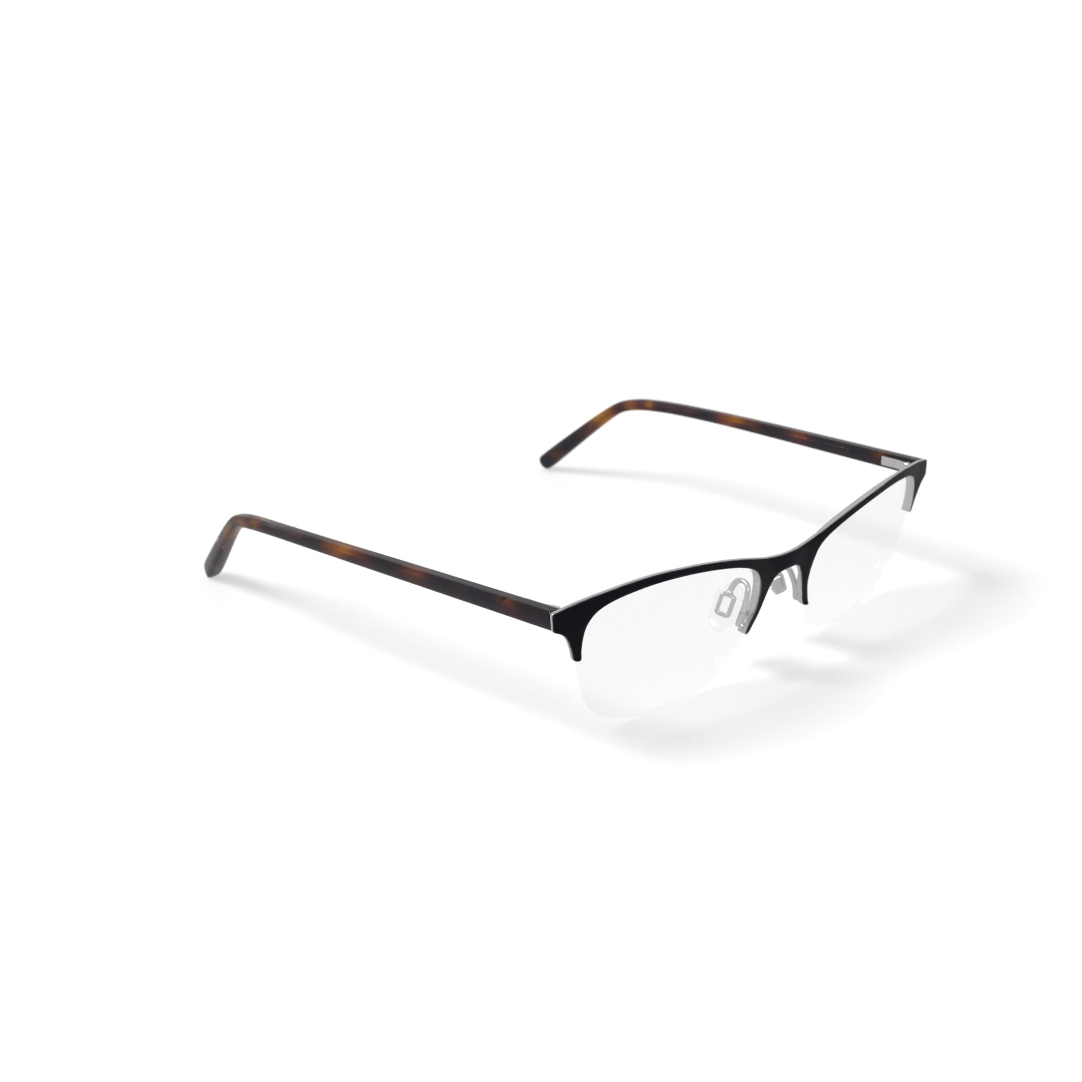 Women's DK3000 Prescription Eyeglasses with Case, Brown