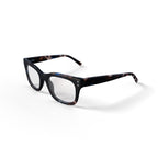 Reverb Women's RVLO6025 Prescription Eyeglasses with Case, Blue Tortoise