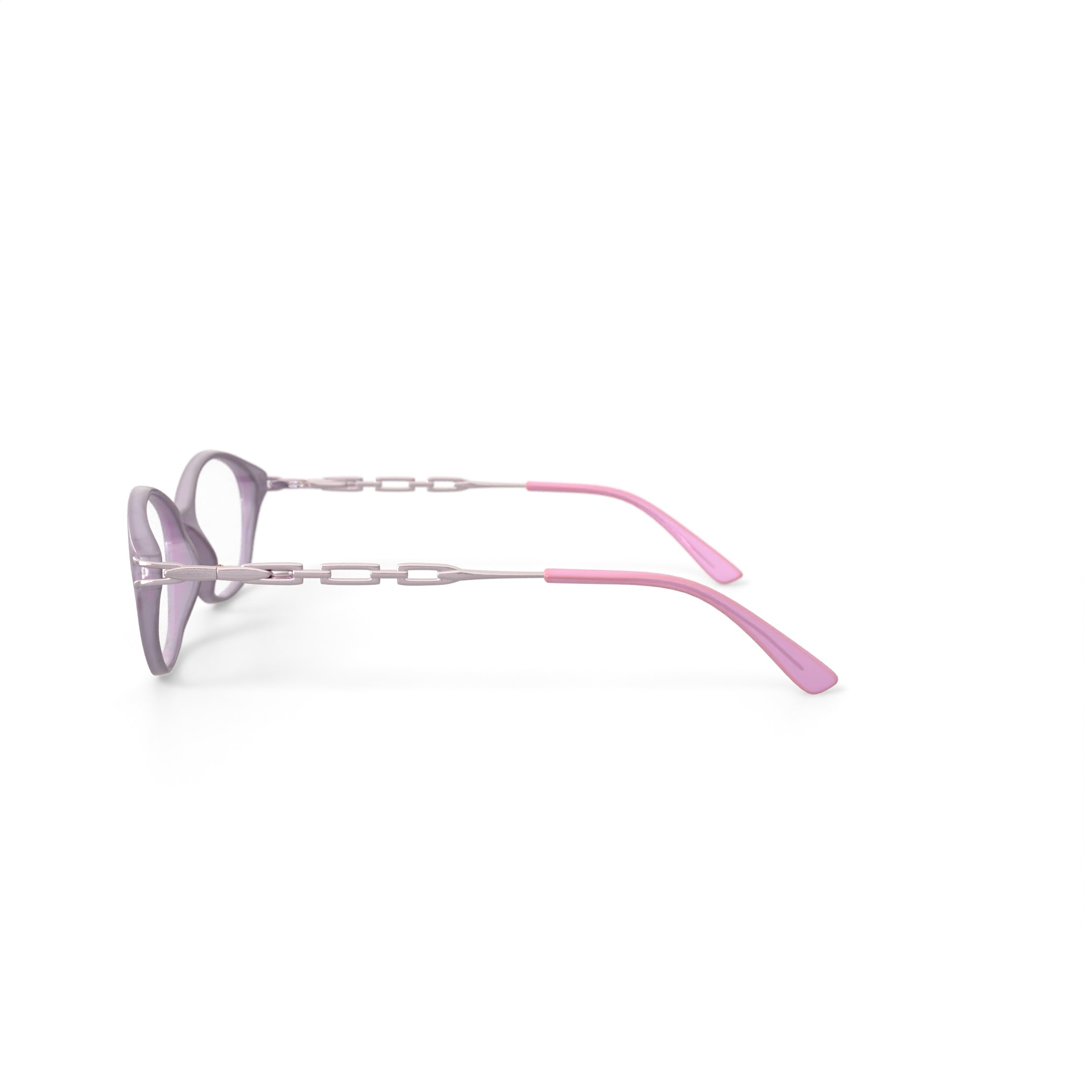 Women's SL1545 Oval Prescription Eyeglasses with Case, Purple