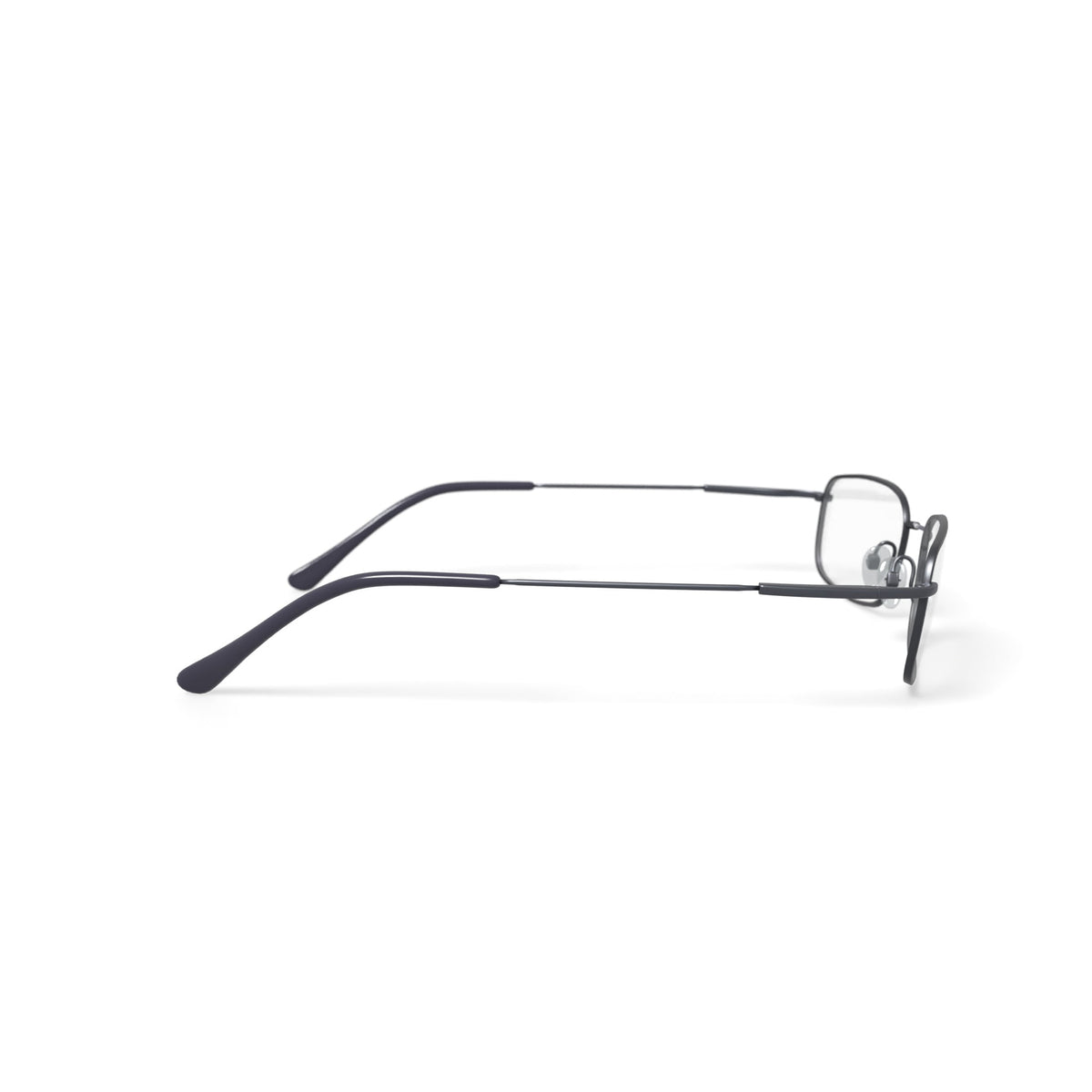 M+Flex Men's MF507 Rectangular Prescription Eyeglasses with Case, Gunmetal