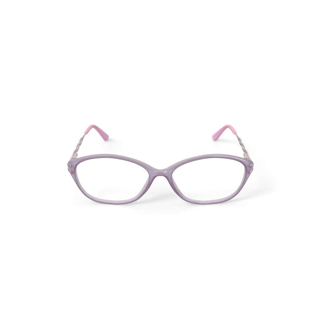 Women's SL1545 Oval Prescription Eyeglasses with Case, Purple
