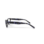 Women's Lui Square Prescription Eyeglasses with Case, Navy Tortoise