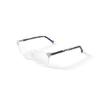 M America Women's MU216 Square Prescription Eyeglasses with Case, Crystal Tortoise