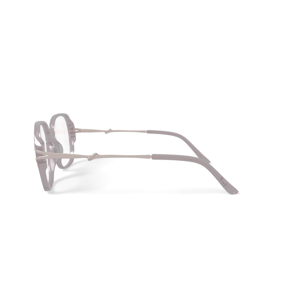 Women's SLH08Z Square Prescription Eyeglasses with Case, Pink