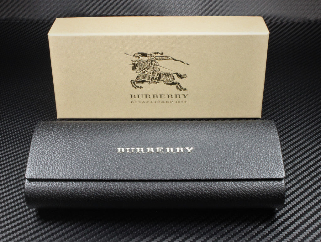 Burberry BE1282 l Unisex Semi-Rimless Eyeglasses Black Palladium 55mm Adult