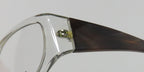 NEW VERA WANG V160 WOMENS/LADIES DESIGNER FULL-RIM CRYSTAL / BROWN GORGEOUS PLASTIC ARMS IN STYLE FRAME DEMO LENSES 50-17-130 EYEGLASSES/EYE GLASSES