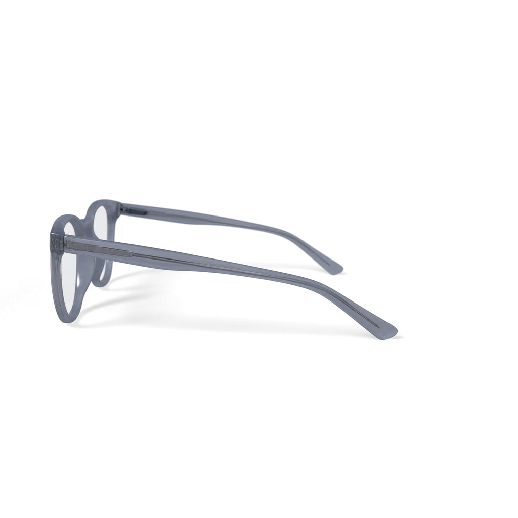 Women's Linden Round Prescription Eyeglasses with Case, Crystal