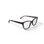 Women's Hannah Cat Eye Prescription Eyeglasses with Case, Brown Tortoise