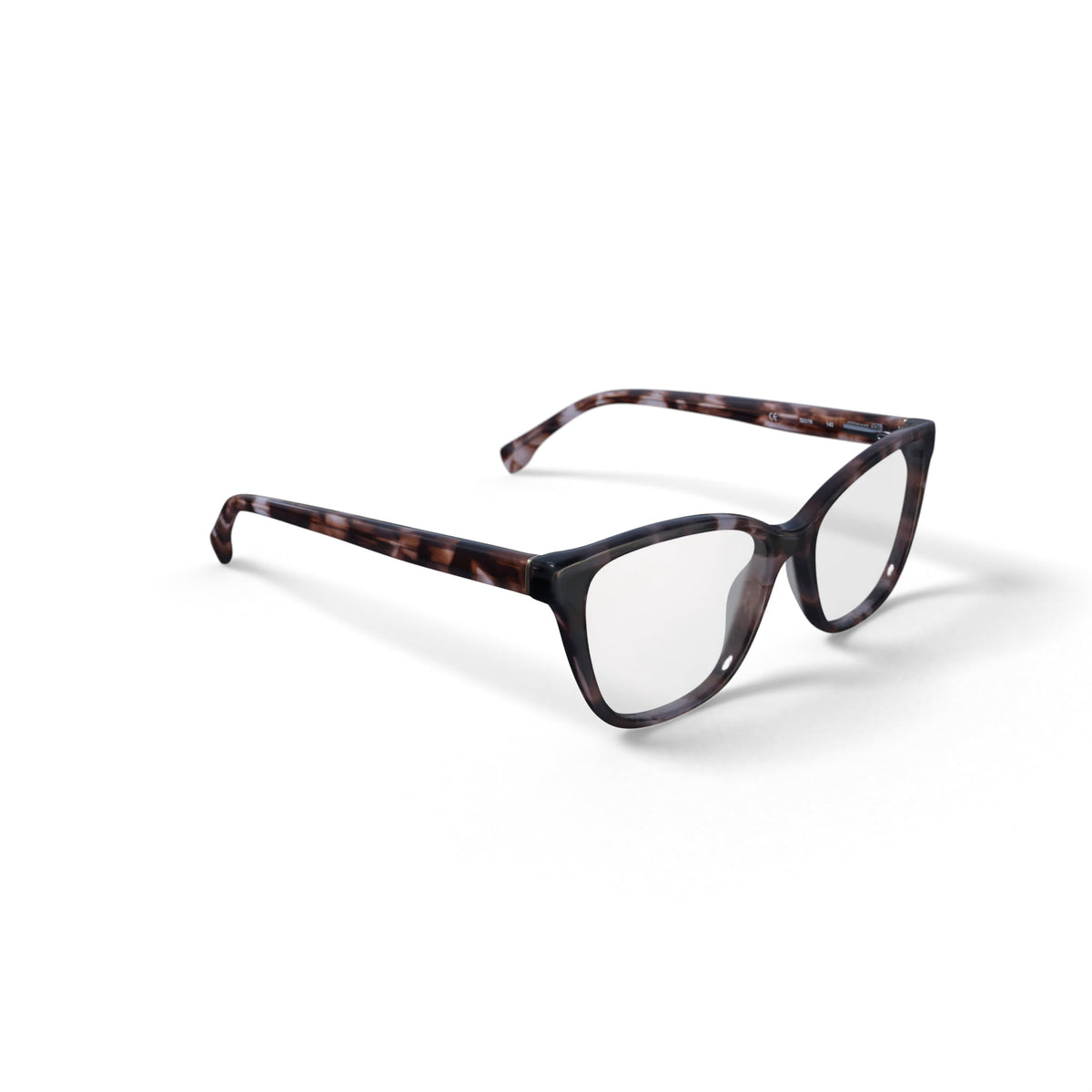 Women's Hannah Cat Eye Prescription Eyeglasses with Case, Brown Tortoise