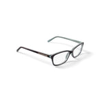 Women's HC16 Square Prescription Eyeglasses with Case, Brown