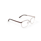 Women's WM402155-1 Browline Prescription Eyeglasses with Case, Gold
