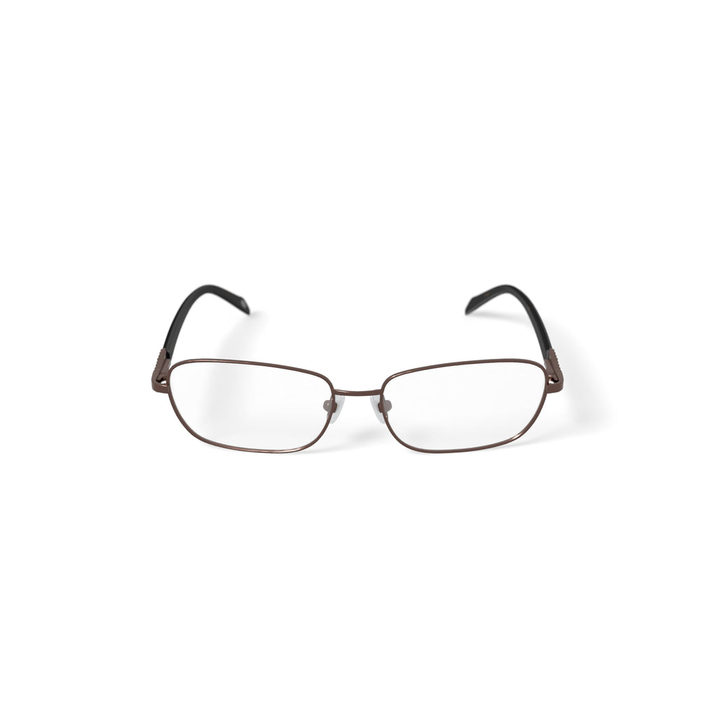 Women's Mia Rectangular Prescription Eyeglasses with Case, Rose/Tort