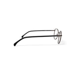 Men's FM17267B Round Prescription Eyeglasses with Case, Gunmetal