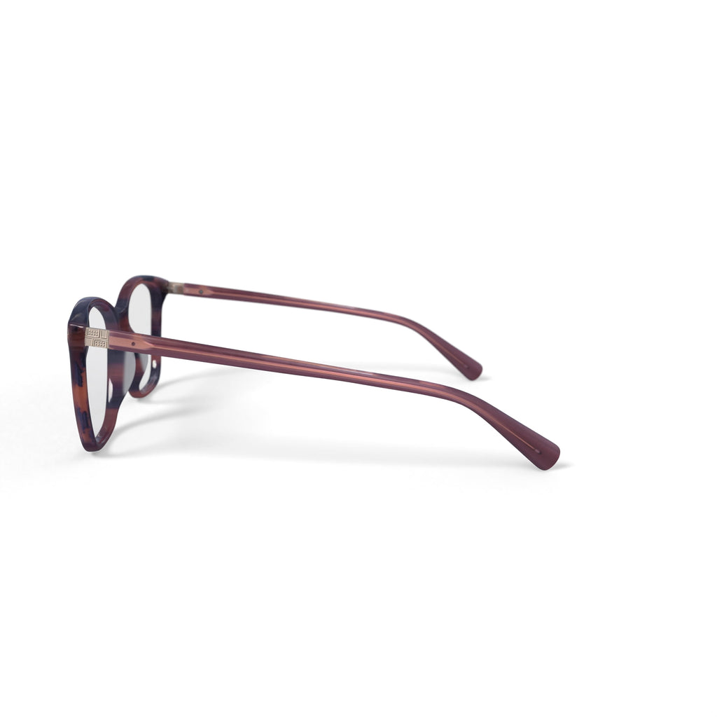 Women's Shelby Square Prescription Eyeglasses with Case, Brown Gradient