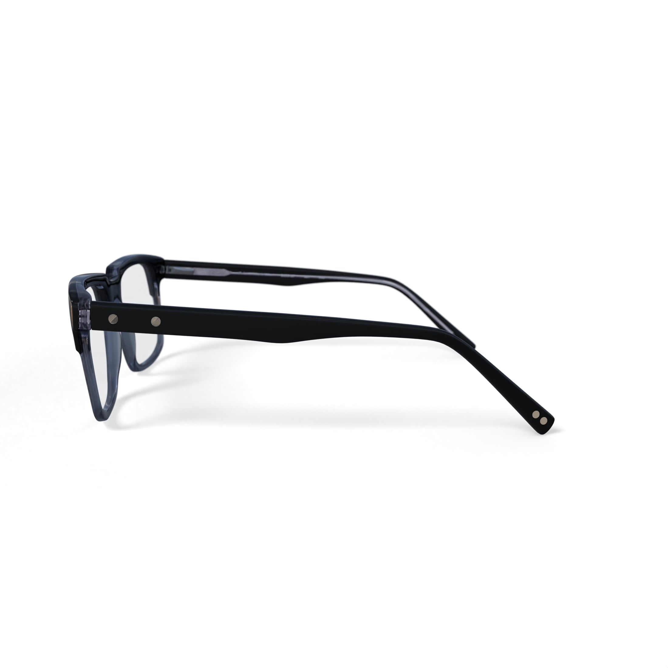 Reverb Men's RVMO5167 Prescription Eyeglasses with Case, Black Crystal