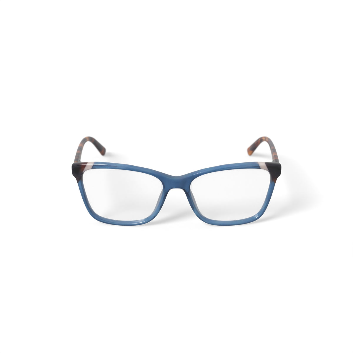 Women's MV025 Kelley Square Prescription Eyeglasses with Case, Blue