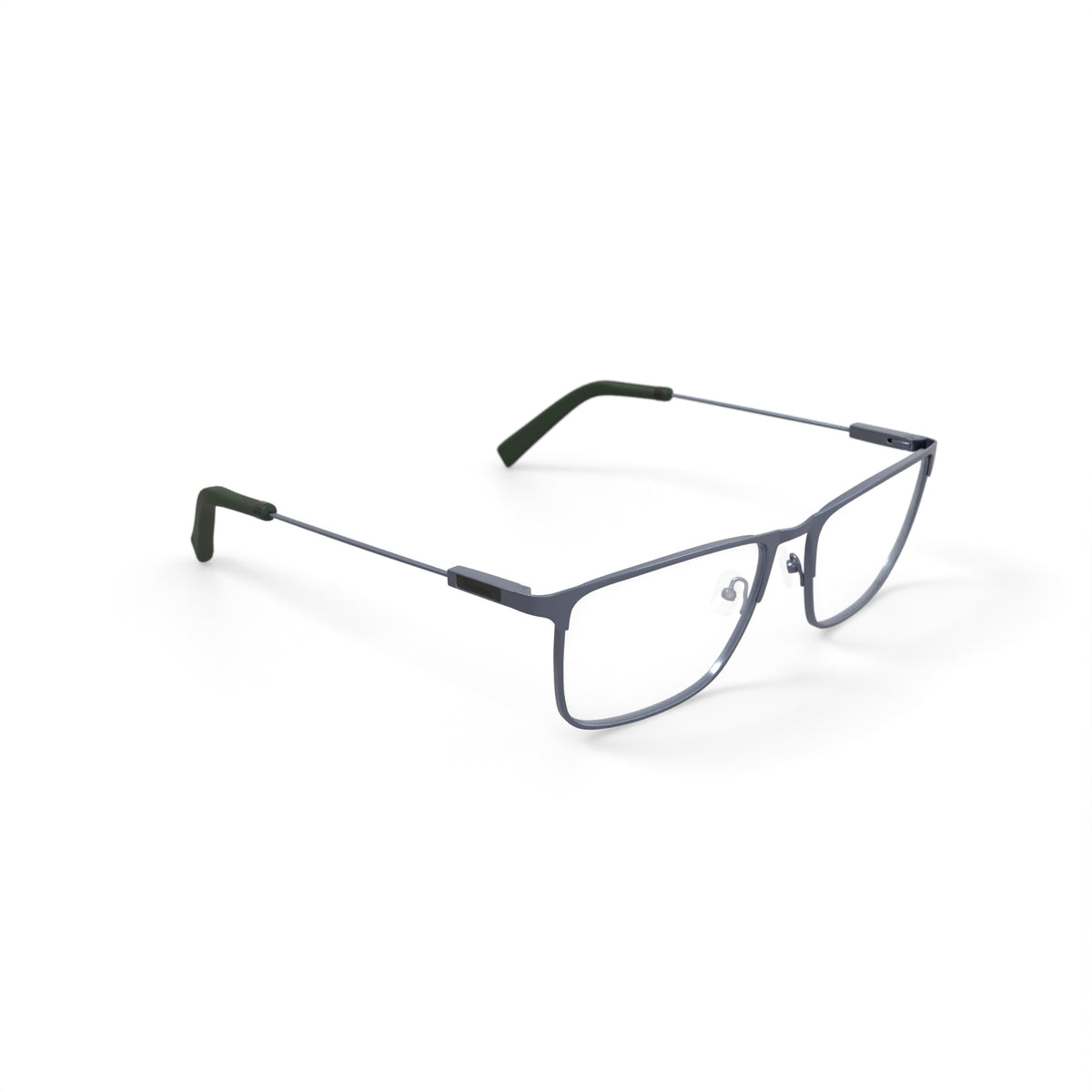 Timberland Men's TB1812-1 Square Prescription Eyeglasses with Case, Gunmetal