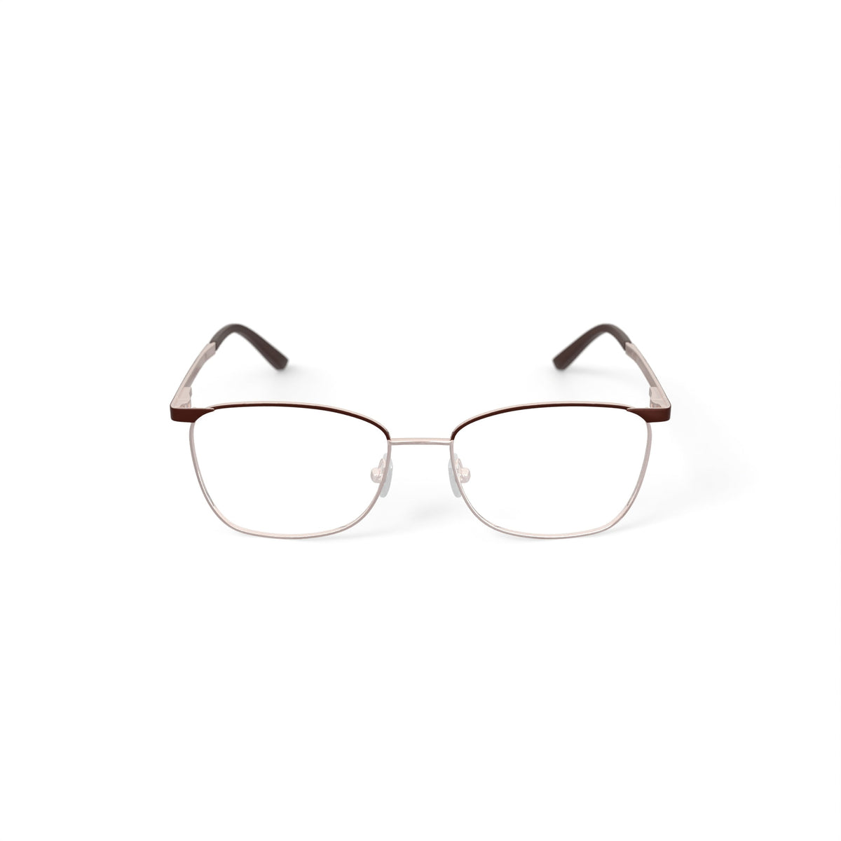 Women's WM402155-1 Browline Prescription Eyeglasses with Case, Gold