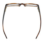 Women's OSL702 Round Prescription Eyeglasses with Case, Brown