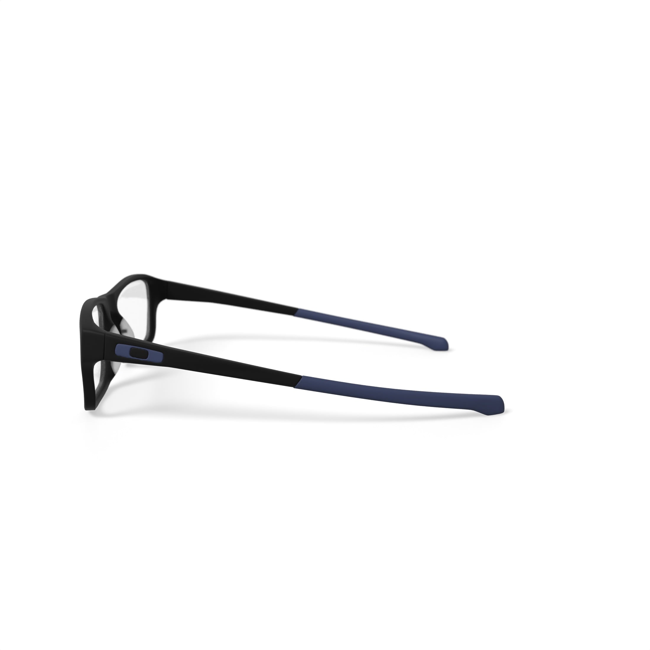 Oakley Unisex Rectangular Chamfer Eyeglasses Satin Black 53mm