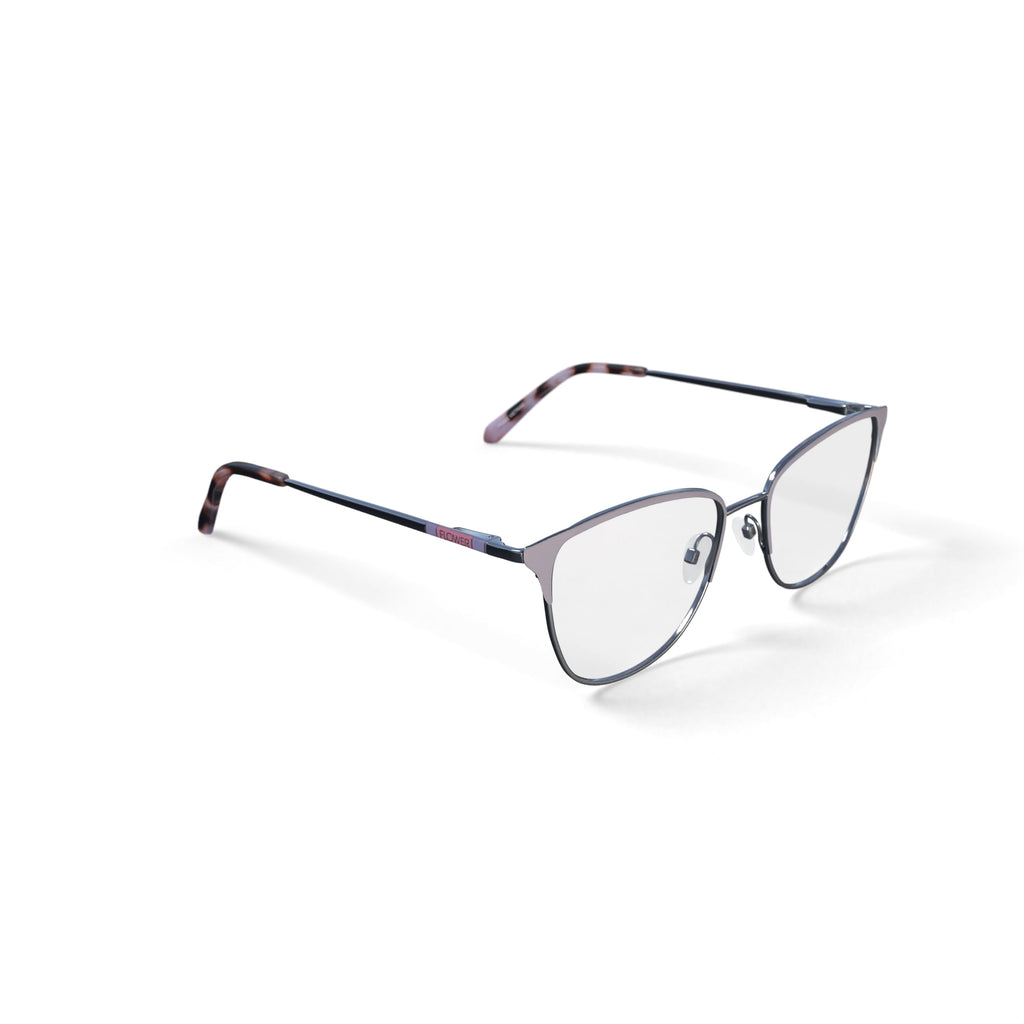 Flower Women's Sweet Pea Prescription Eyeglasses with Case, Nude