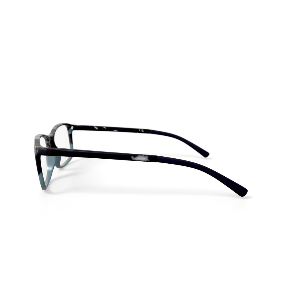 Men's Arwen Rectangular Prescription Eyeglasses with Case, Green Tortoise Gradient